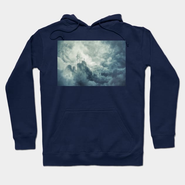 the misty valley Hoodie by 1STunningArt